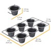 Chicago Metallic Professional 6-Cup Popover Pan with Armor-Glide Coating