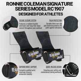 Schiek Sports Ronnie Coleman Signature Platinum Grips - 1907RC