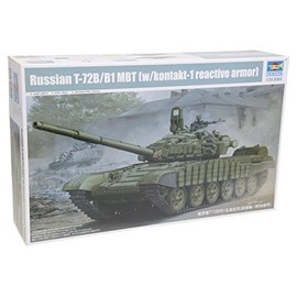 Trumpeter Russian T-72B/B1 MBT with Kontakt-1 Model Kit (1:35 Scale)