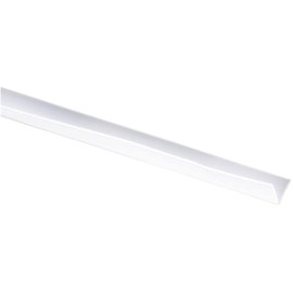 7/8" x 16.4' White V Strip Weatherstripping Tape