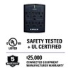 SANUS On-Wall Low Profile 1080J Fireproof Surge Protector with 6
