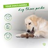 Benebone Zaggler Rolling Dog Chew Toy for Aggressive Chewers, Real
