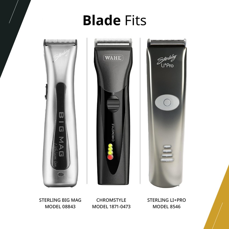 Wahl Professional ChromStyle Blade, 5-in-1 Adjustable Clipper Blade, Seamless Cutting,