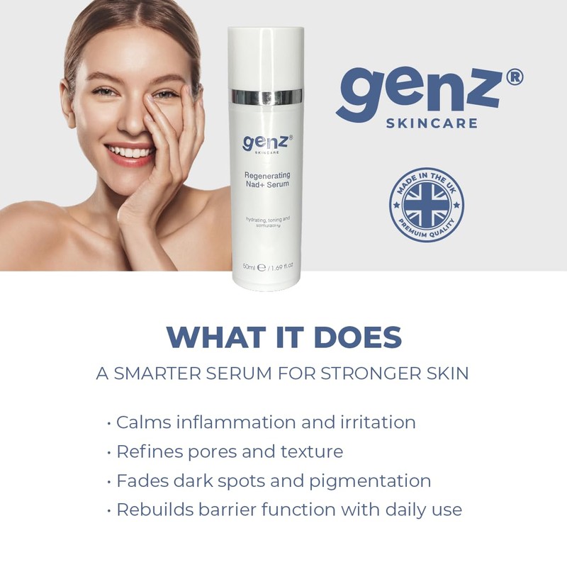 Gen Z London Regenerating NAD Serum with Hyaluronic Acid -