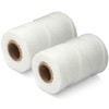 9-Ply Waxed Twine 160 LBS Tensile Strength (2-Pack) 8oz spools