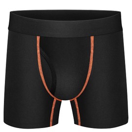 CONKEND Boys Boxer Briefs, Ultra Soft Tagless Cotton Toddler Underwear | Breathable Mesh Performance Sport Big Boy Boxer Briefs with Fly 5Pack XL