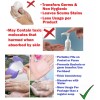 Unbranded 100 Sheets Paper Soap Portable Travel Hand Washing Soluble