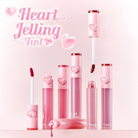 YNM Heart Gel Tint (04 CHESTUNUT JELLING, 0.09 oz (2.6 g) Lip, Beautiful Color, Color Retention, Color Retention, Color Retention, Long Lasting, Drinking Lip, High Color, Plumping, Moisture, Glossy, Korean Lipstick. cosmetics cosmetics Korean Lip Gift for Birthdays