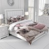Leleyouzer Cat Bed Linen Set, 3D Bed Linen Cat Motif