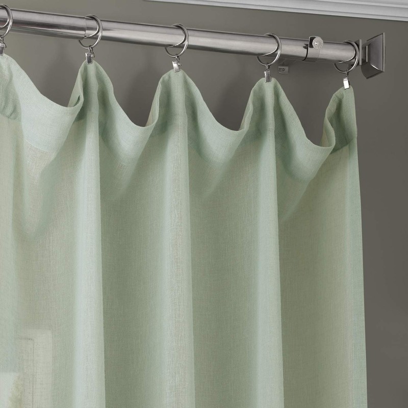 HPD Half Price Drapes SHCH-SS07164-108 Cortina Transparente de Lino Liso