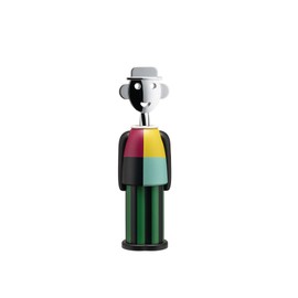 Alessi Alessandro M. Parade AM23A 30 Design Corkscrew, Made of AlkiPaper® and Zamak, Chrome-Plated, Multi-Coloured