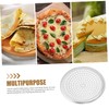 SHINEOFI Perforated Pizza Baking Tray Multi Functional Household Pizza Pan