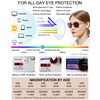 MARE AZZURO Reading Sunglasses 2.50 Women Stylish Outdoor Large Sun