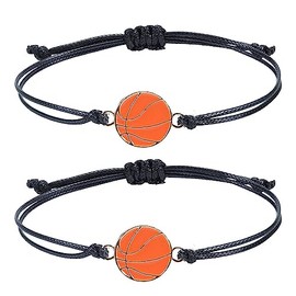 Basketball Bracelets for Boys and Girls - Friendship Gifts, Sport Theme Matching BFF Bracelet, Basketball Player Gifts - Best Friends Birthday, Christmas, Graduation Gifts for Teens