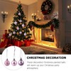 EXCEART Pack of 48 Christmas Tree Pendant Baubles Shatterproof Decorative