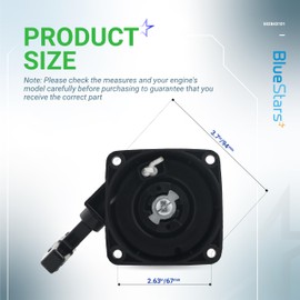 BlueStars 502843101 Starter Assy Replacement Part - Exact Fit for Echo EB630 EB630(EPA) EB630RT EB630RT Redmax AG431 BC430WE BC441DWM BC442DWM - Replaces Echo A051001520 6820675010 Husqvarna 502843101