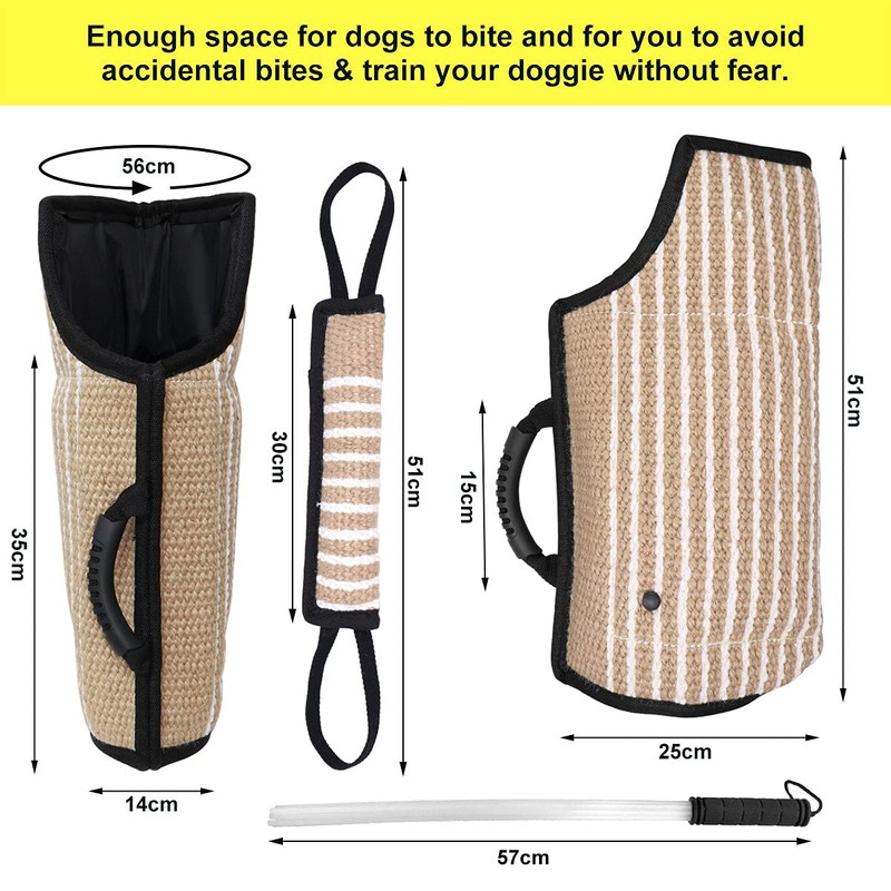 Professional Dog Bite Training Set 3 in 1 Dog Bite