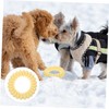 Totority Round Ring Puppy Teething Soft Chewing for Dogs Interactive