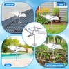 Qualirey 4 Pack Reflective Pinwheel Bird Deterrent Spinning Reflective Kites