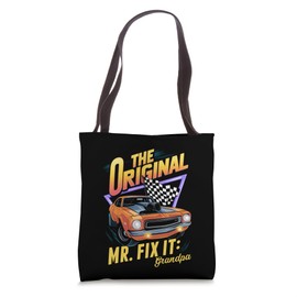 The Original Mr. Fix It Grandpa Hero Grandparents Day Tote Bag