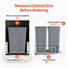 VEVOR Pull-Out Trash Can, 50 QT x2 Double Under Mount