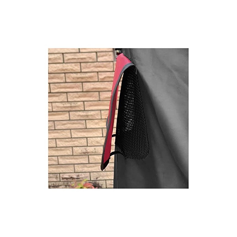 Kawasumi Seisakusyo KW-449AS/RD-BK Cycle Cover (KW-449AS/RD-BK), Red x Black, Size