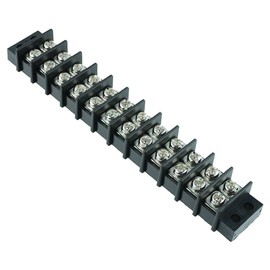 12 Way Screw Barrier Terminal Block Busbar Marine Boat Automotive Durable DIY