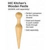 HIC Kitchen Chinois Fine-Mesh Cone Sieve, 18/8 Stainless Steel, For