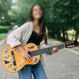 Fighter Plane Sticker Set 50 Pieces Cute Decoration for Car Laptop Skateboard Bicycle Moped Motorcycle Bicycle Computer Suitable for Adults Children