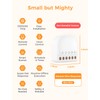 Refoss Smart Relay Switch with Current Measurement Compatible with Home