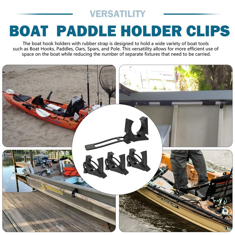 4 Pack Boat Hook Holder Replacement for SOF-LOC Gaff Hook