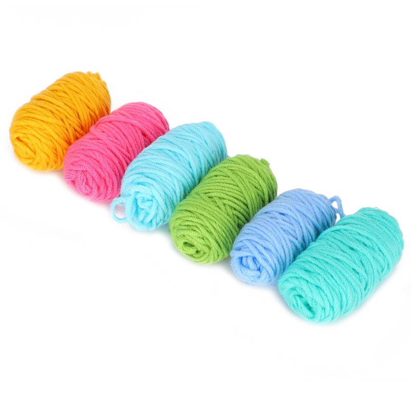 Pompom Maker Kits Colorful Fluff Ball Weaver DIY 6 Color