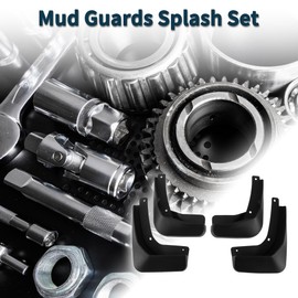 TUCKBOLD Spritzschutz-Schmutzfänger für Volkswagen Golf Sportsvan 2016-2018 mit Montagezubehör Schmutzfänger vorne und hinten 1 Satz