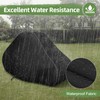 Zenicham Lawn Mower Cover, 600D Waterproof Zero Turn Mower Cover,