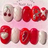 (3+1) Tsetse handmade nail tips - long ballerina / (3+1)