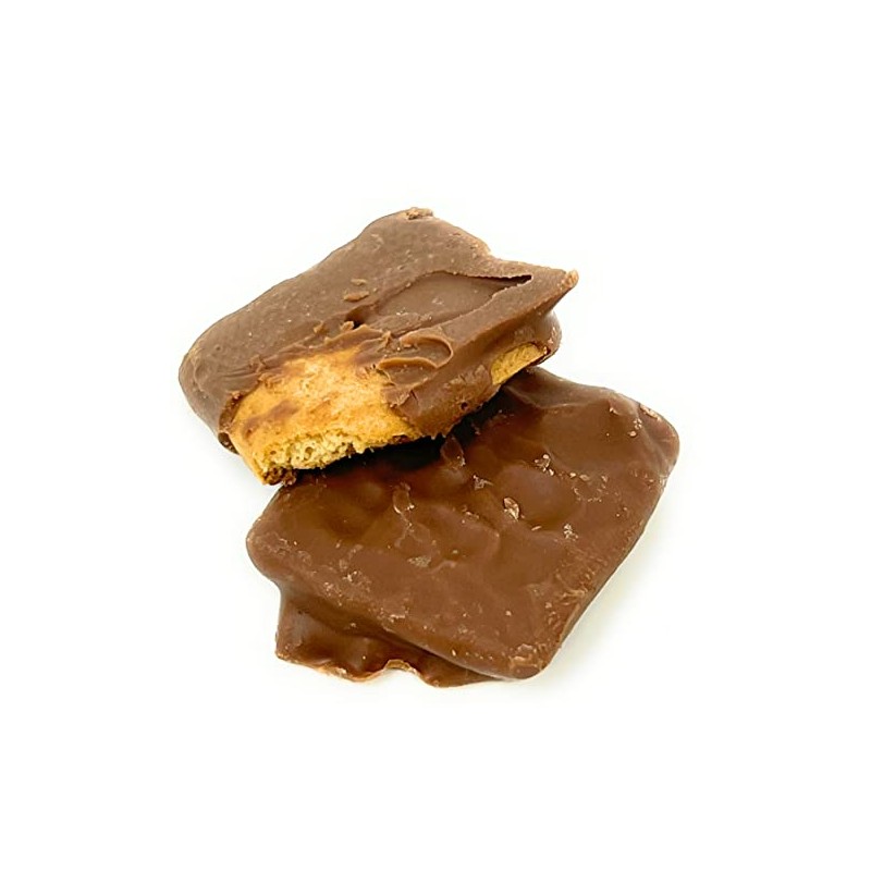Dulcefina chocolate and Sweets, Milk Chocolate Graham Cracker Mini Squares