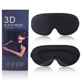 Teegxddy Schlafmaske Frauen - Schlafmaske Herren - Atmungsaktive 3d Augenmaske Schlafmaske - 100% Lichtblockierend Bequeme & Ergonomisches Design - Geeignet Für Geschäftsreisen, Reisen