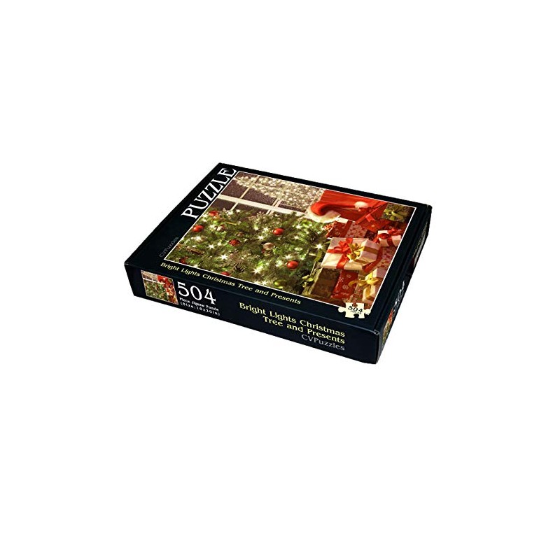 Bright Lights Christmas Tree and Presents 504 Piece Jigsaw Puzzle