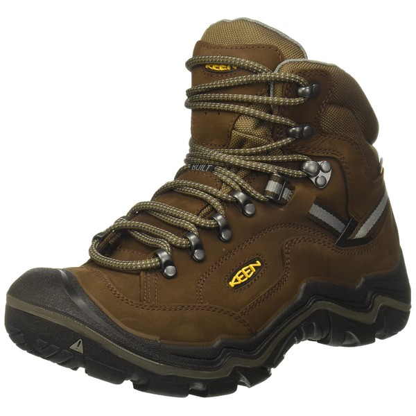 KEEN Men's Durand 2 Mid Height Waterproof Hiking Boots, Cascade Brown/Gargoyle, 11.5