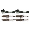 TRQ Ignition Kit Ignition Coil Spark Plugs Compatible with 2001-2003