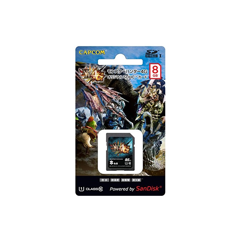 Monster Hunter 4G Original SDHC Card (8GB)