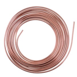 Vkinman 25 Feet Long Iron Plated Copper 3/16 "Diameter With 16 Screw Fittings