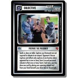 Decipher Star Trek CCG 1E BOG Blaze of Glory Prepare The Prisoner GU51