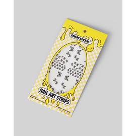 Inkbox Nail Art Strips, Self-Adhesive Nail Stickers with Tattoo Inspired Designs, Easy to Apply and Remove (No Cure Needed) - Long Lasting and Durable - Butterfly Kissed (Butterflies)