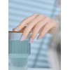 Shop Gel Blue Glass Gel Nails 16pcs / 샵젤 블루글라스