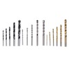16Pcs Wooden Cement Metal Drill HSS Twist Masonry Woodworking Set