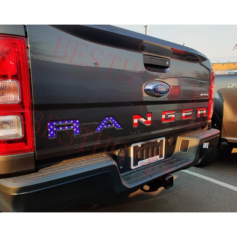 auto pro 0.1 in ABS Tailgate Insert Letters fits 2019-2023