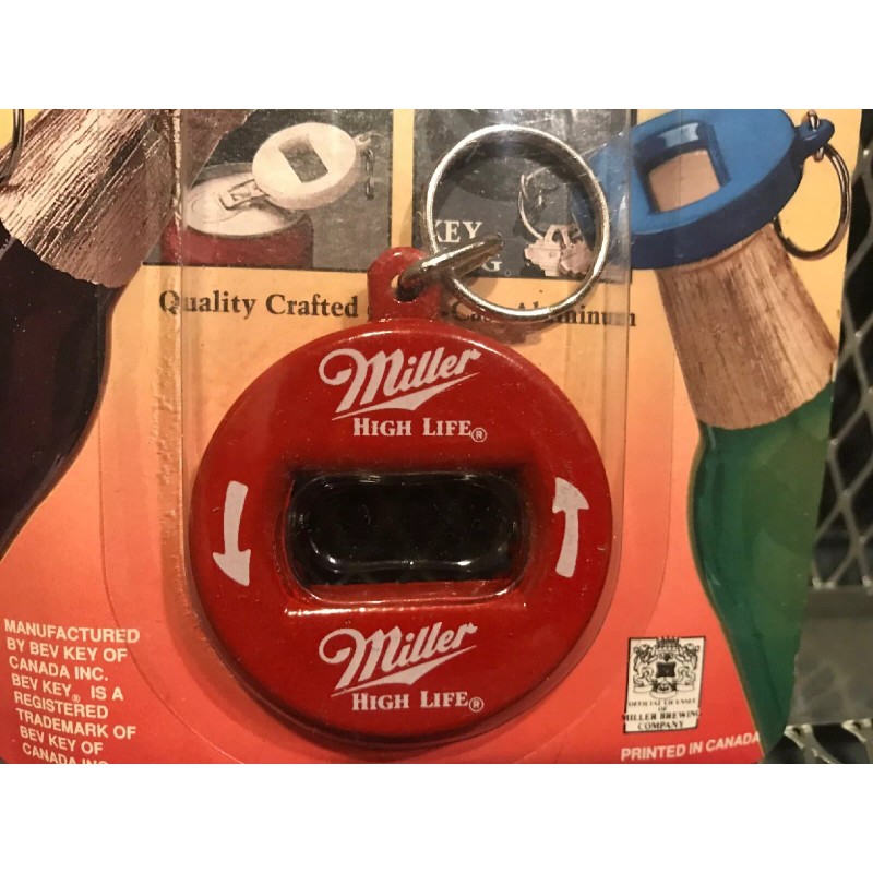 Bev Key® VTG MILLER HIGH LIFE NOS 1988 Bev Key®