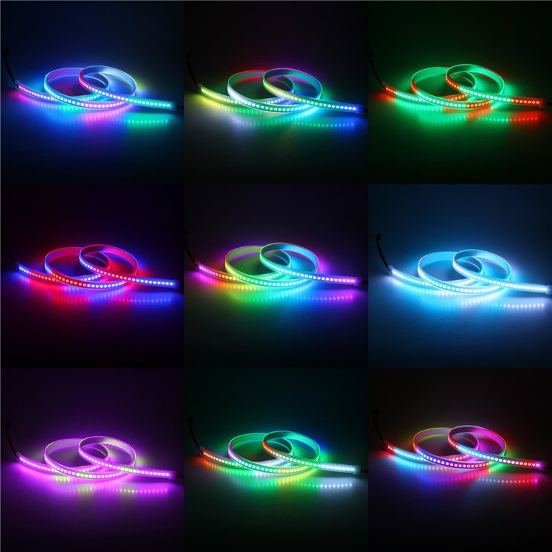 ALITOVE LED Illumination LED Tape Light WS2812B Addressable 5050 RGB