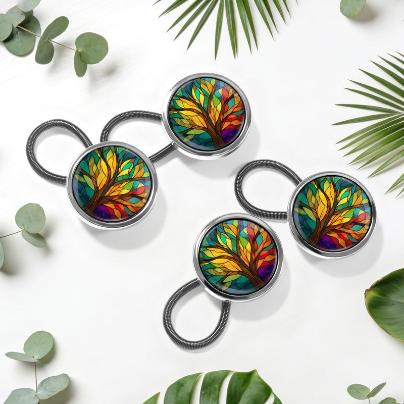 Tree of Life Button Extenders for Jeans Pack of 4